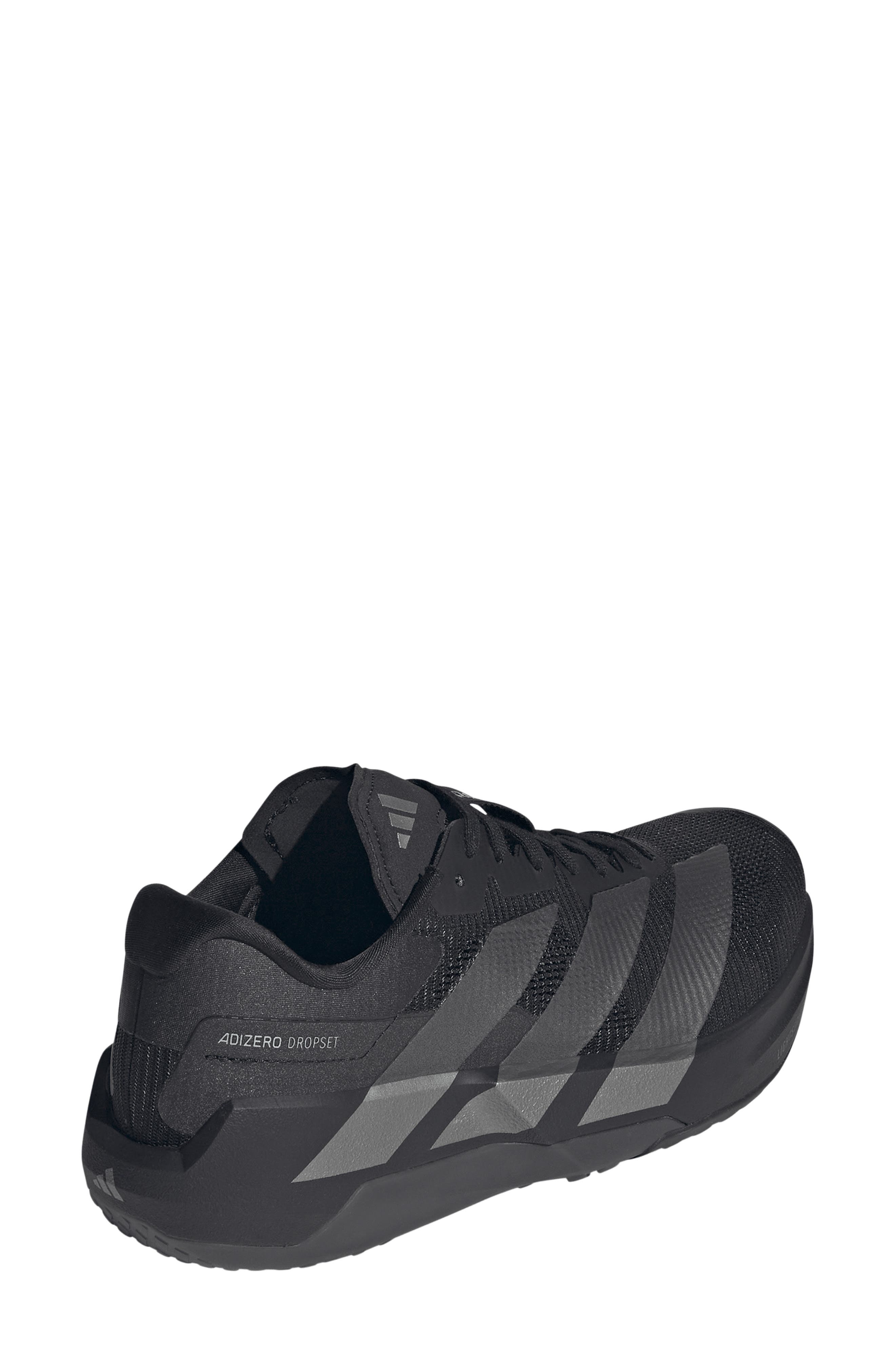 Adizero Dropset Pro Training Shoe, Alternate, color, CORE BLACK/ IRON METALLIC