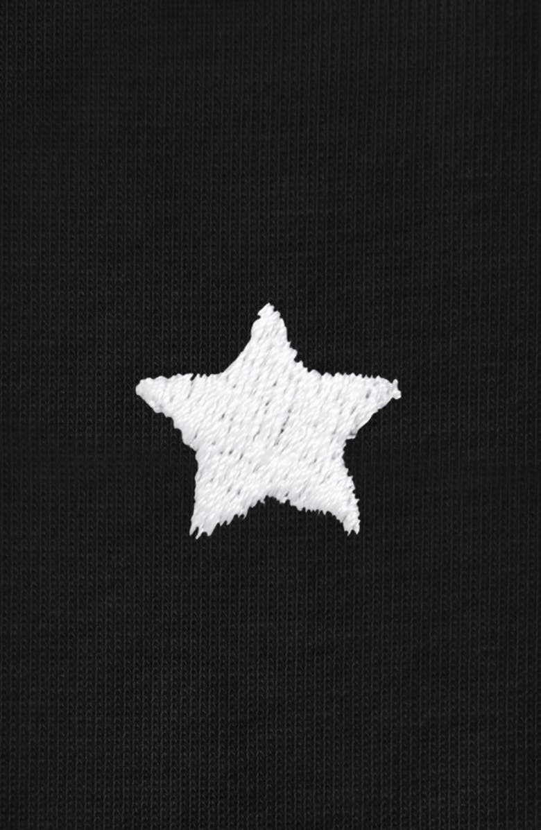 Dalix Womens Lil Star Lightweight Jersey Tee, Alternate, color, Black