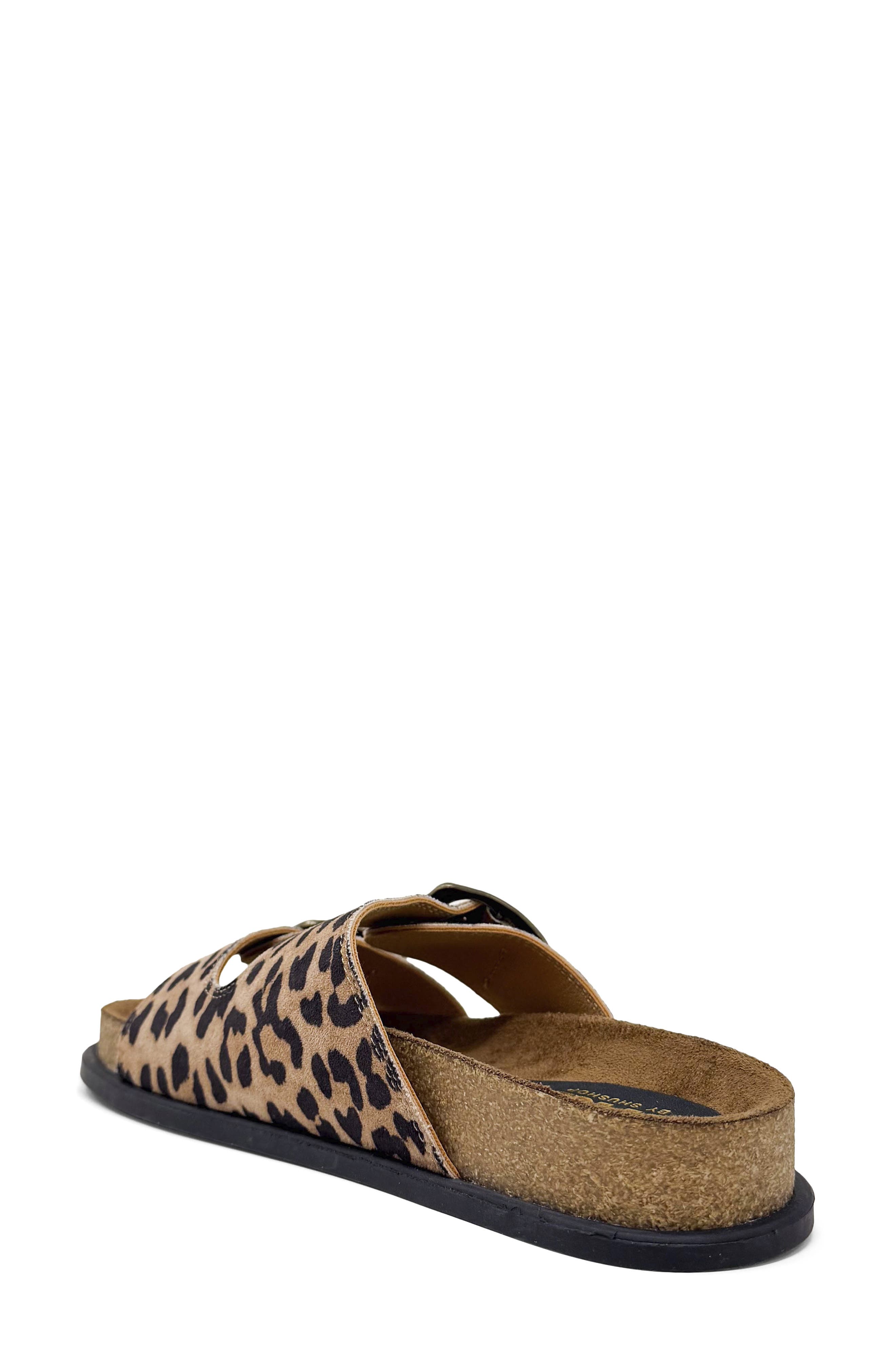 Brooke Slide Sandal, Alternate, color, LEOPARD