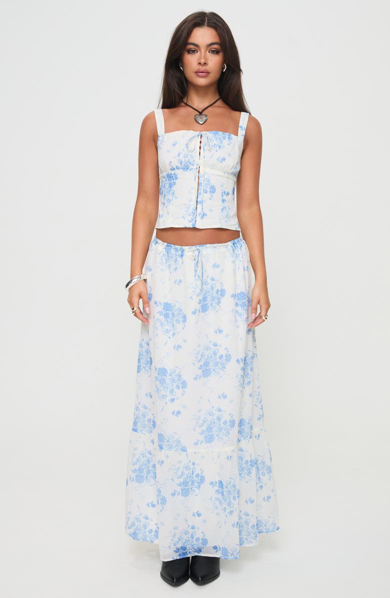 Princess Polly Modern Girl Floral Print Crop Top, Alternate, color,