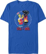 The Simpsons Men's The Simpsons Homer Equals Barbecue Graphic T-Shirt