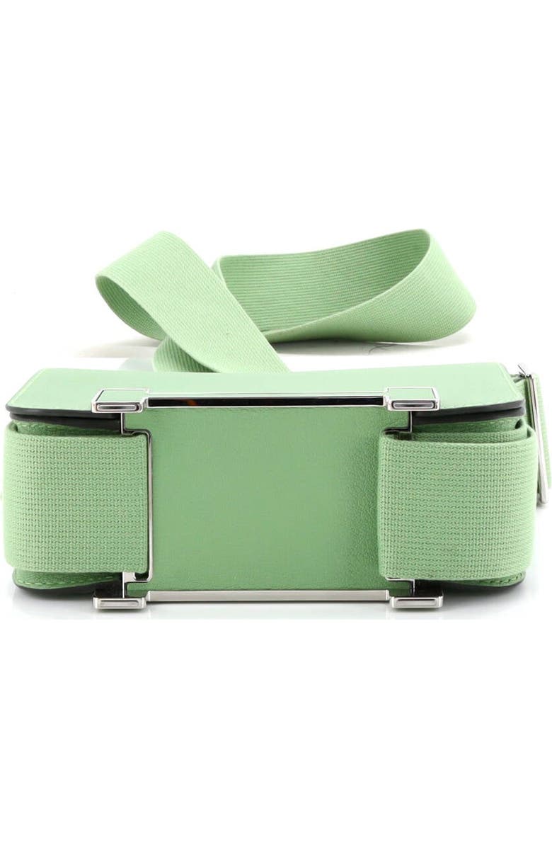 Pre-Owned Hermes Geta Bag Chevre Mysore, Alternate, color, Vert Criquet