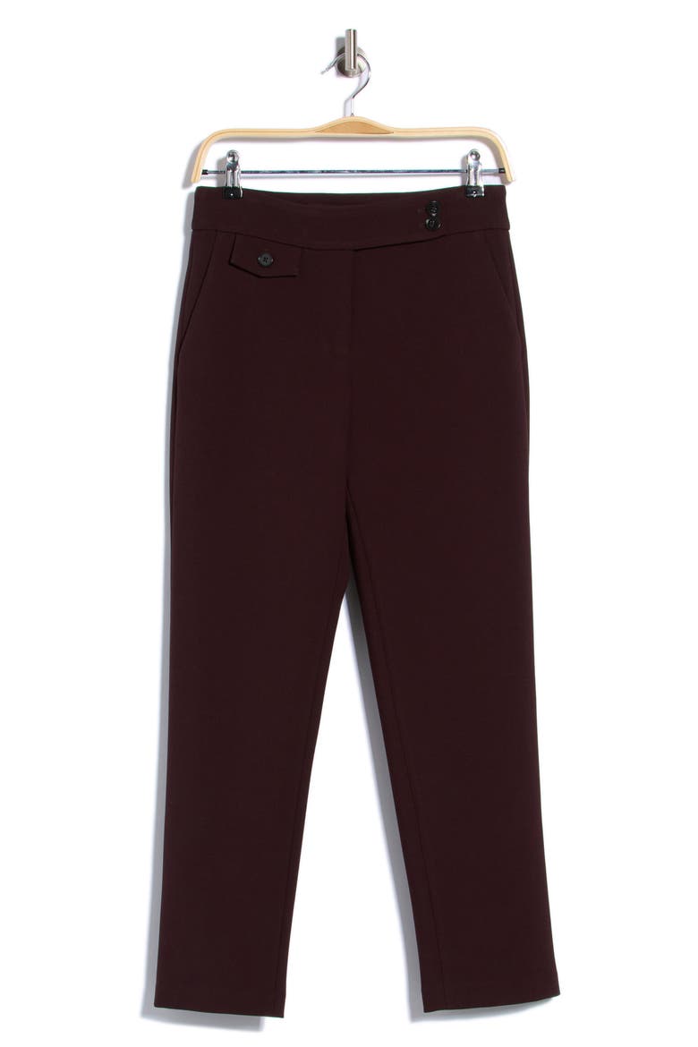 Renzo Crop Pants, Alternate, color, DARK CURRANT