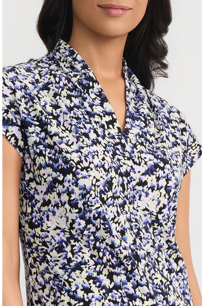 Printed Dolman Sleeve Top, Alternate, color, BLACK/ BLUE MULTI