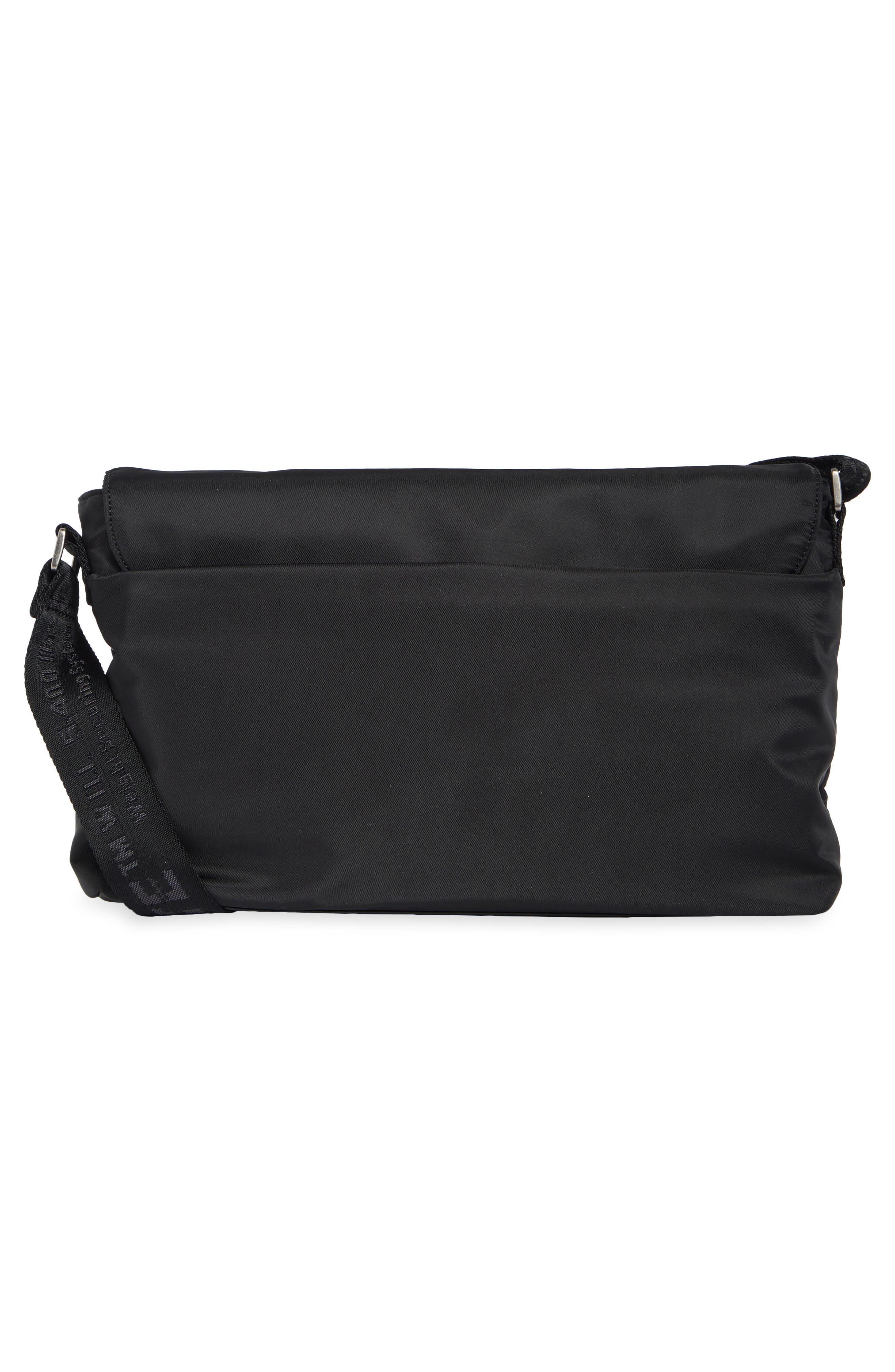 Crossbody Messenger Bag, Alternate, color, BLACK