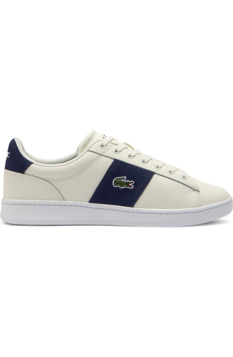 Lacoste Carnaby Sneaker, Alternate, color, Off White/ Dark Blue