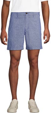 Lands' End 7" Classic Fit Linen Blend Short