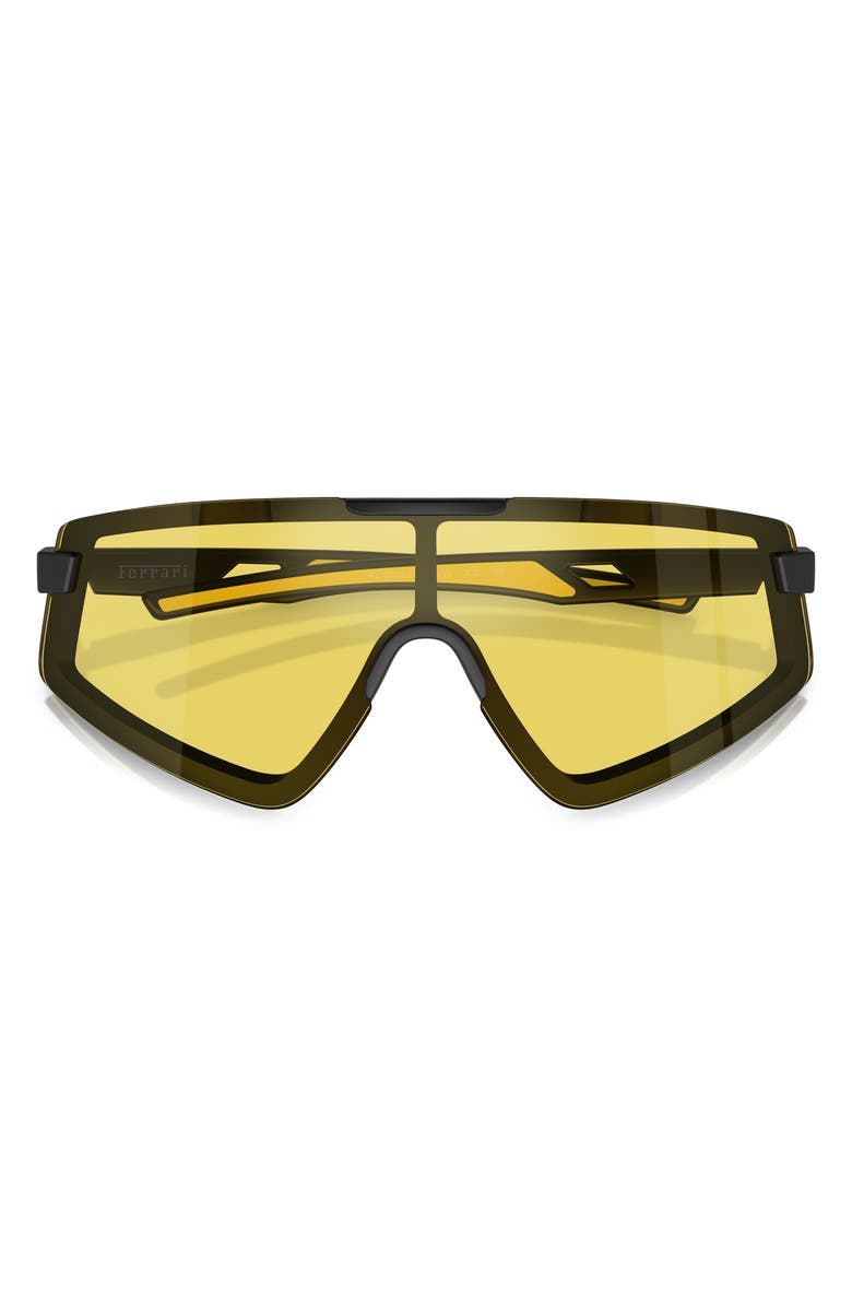 Scuderia Ferrari 47mm Shield Sunglasses, Alternate, color, Matte Black