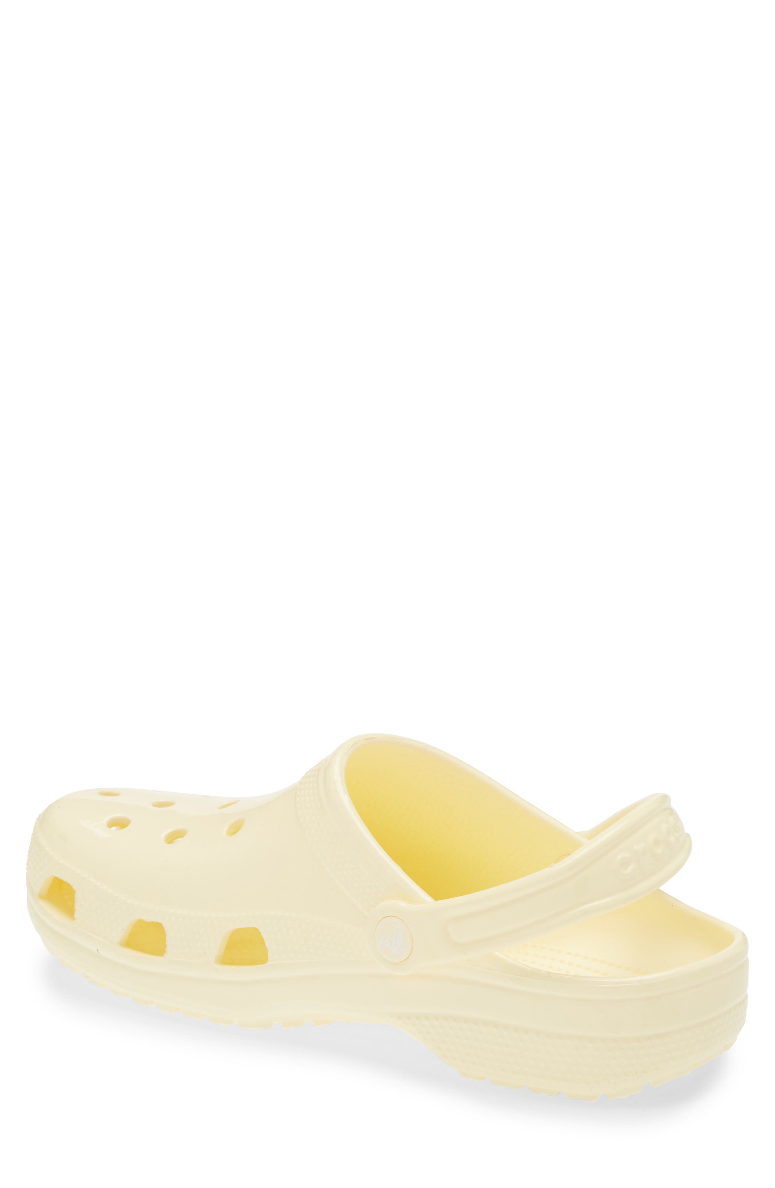 Classic High Shine Clog, Alternate, color, BUTTERCREAM