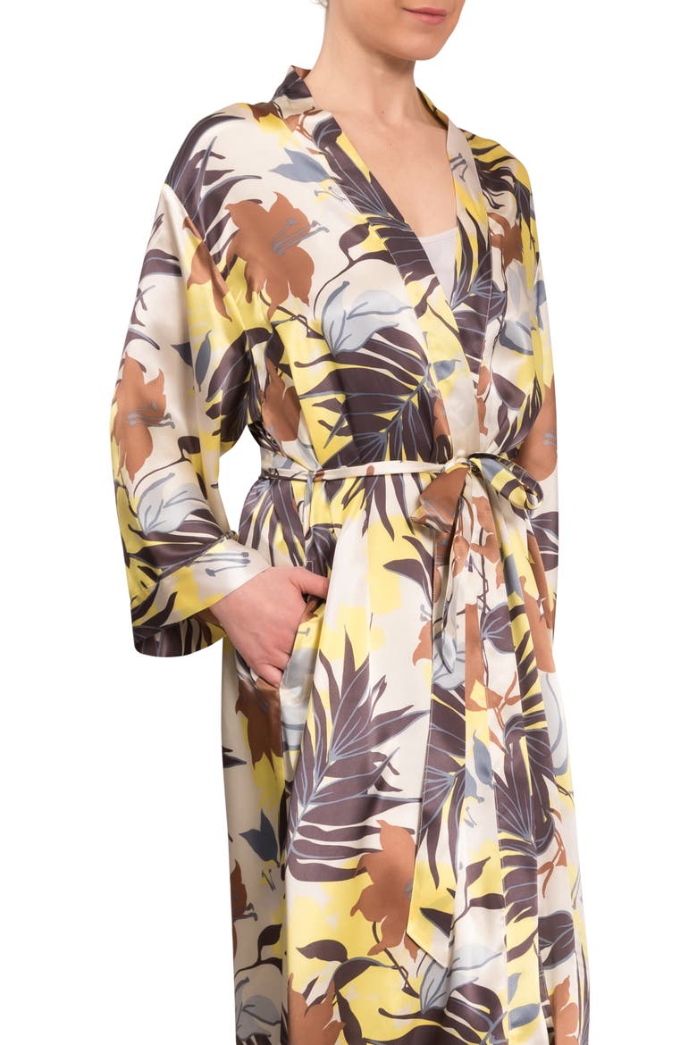 Colette Satin Wrap, Alternate, color, TROPICAL FOLIAGE
