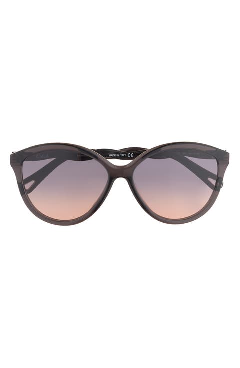 58mm Gradient Panthos Sunglasses