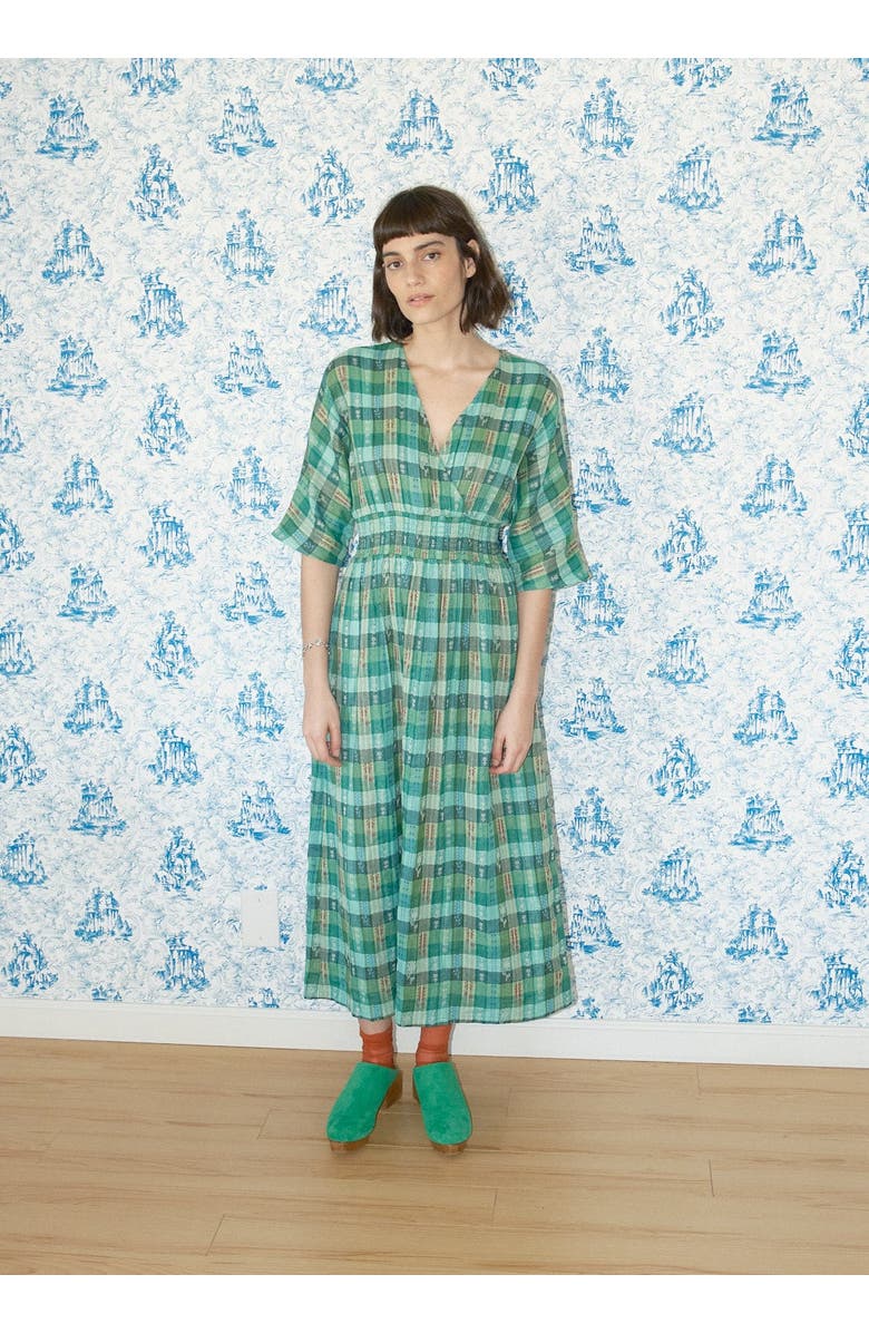 Ace & Jig Dani Cross Front Midi Dress, Alternate, color, Garden