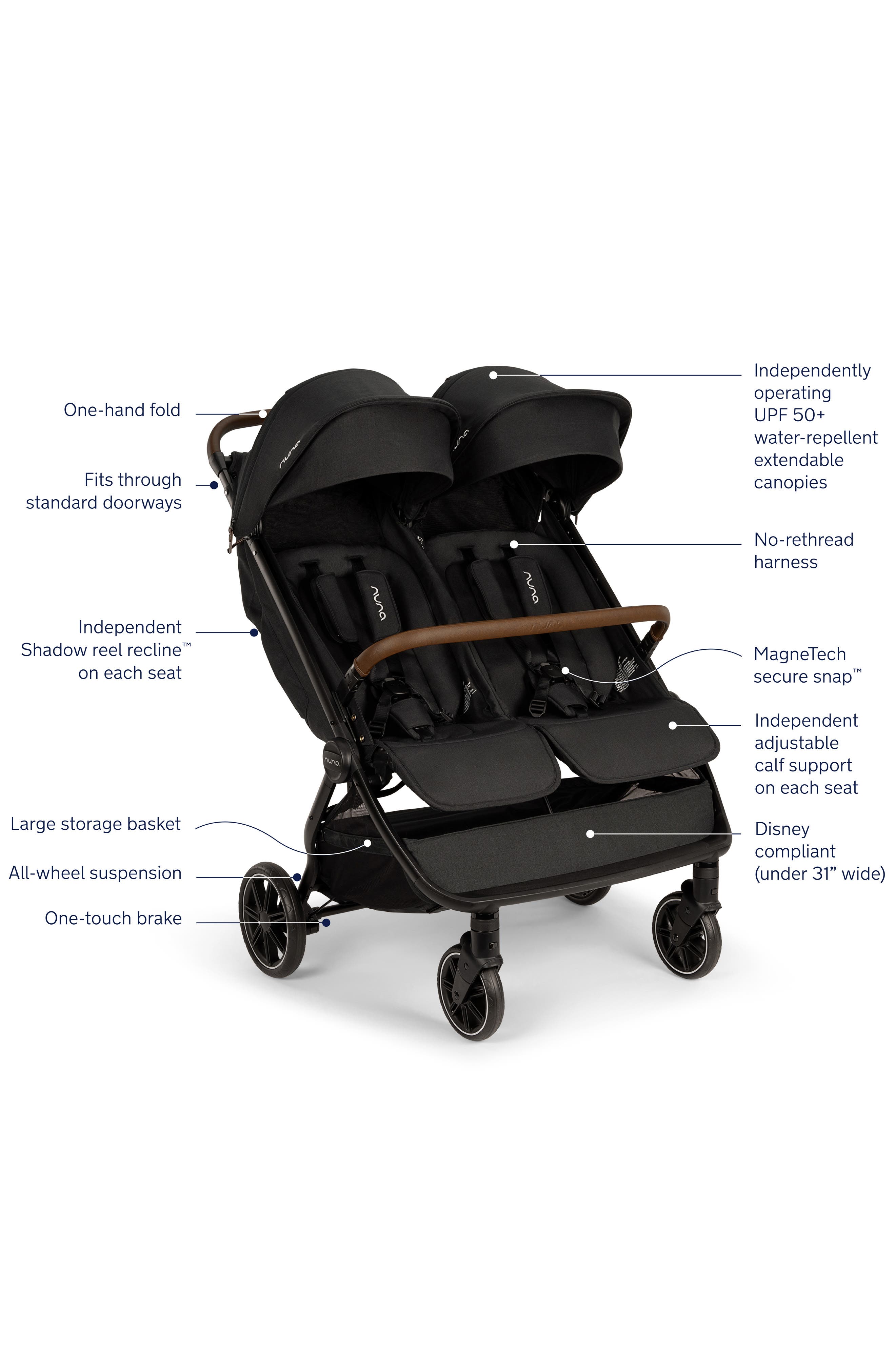 maxi cosi 2 seat stroller Maxi-Cosi Zelia Luxe 5-in-1 Modular Travel System, New Hope Navy : Baby Color:Matte White/Cement regulated reversible mattress with Clemson Tigers, Personalized Sports 200-to-400