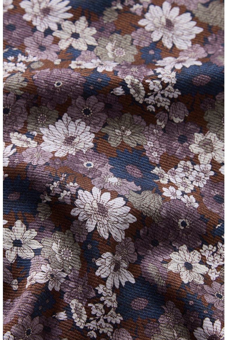 Collins Floral Double Print Pocket Square, Alternate, color, Lavender Multi