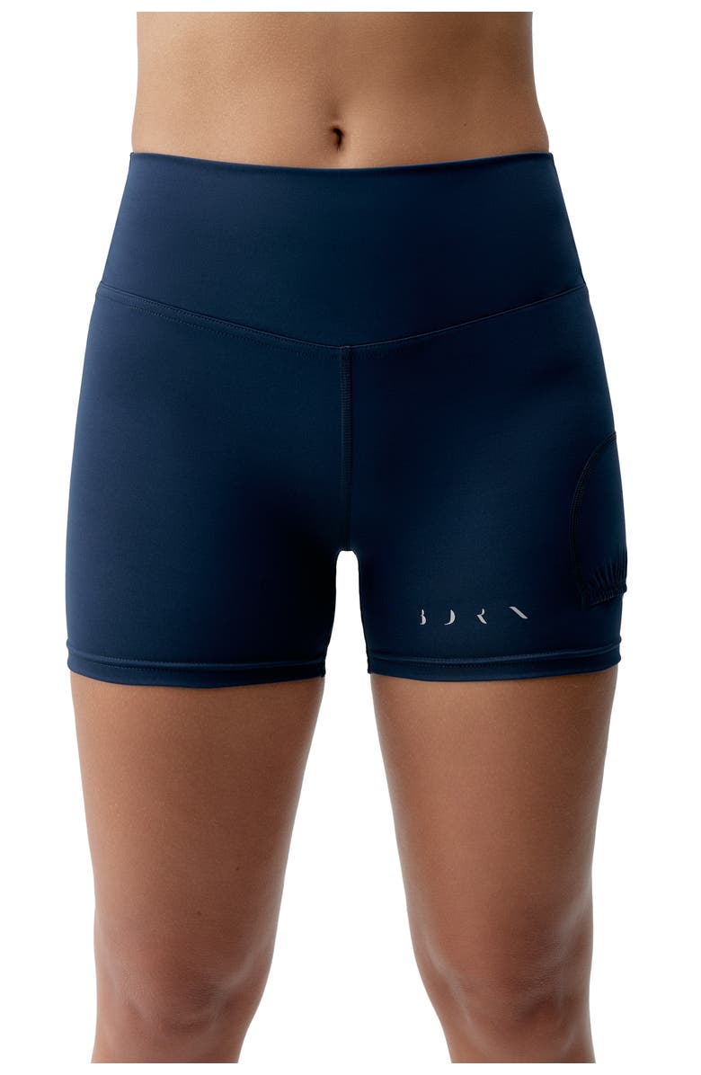 Born Living Yoga Laver Performance Sport Short, Main, color, Sailor Blue