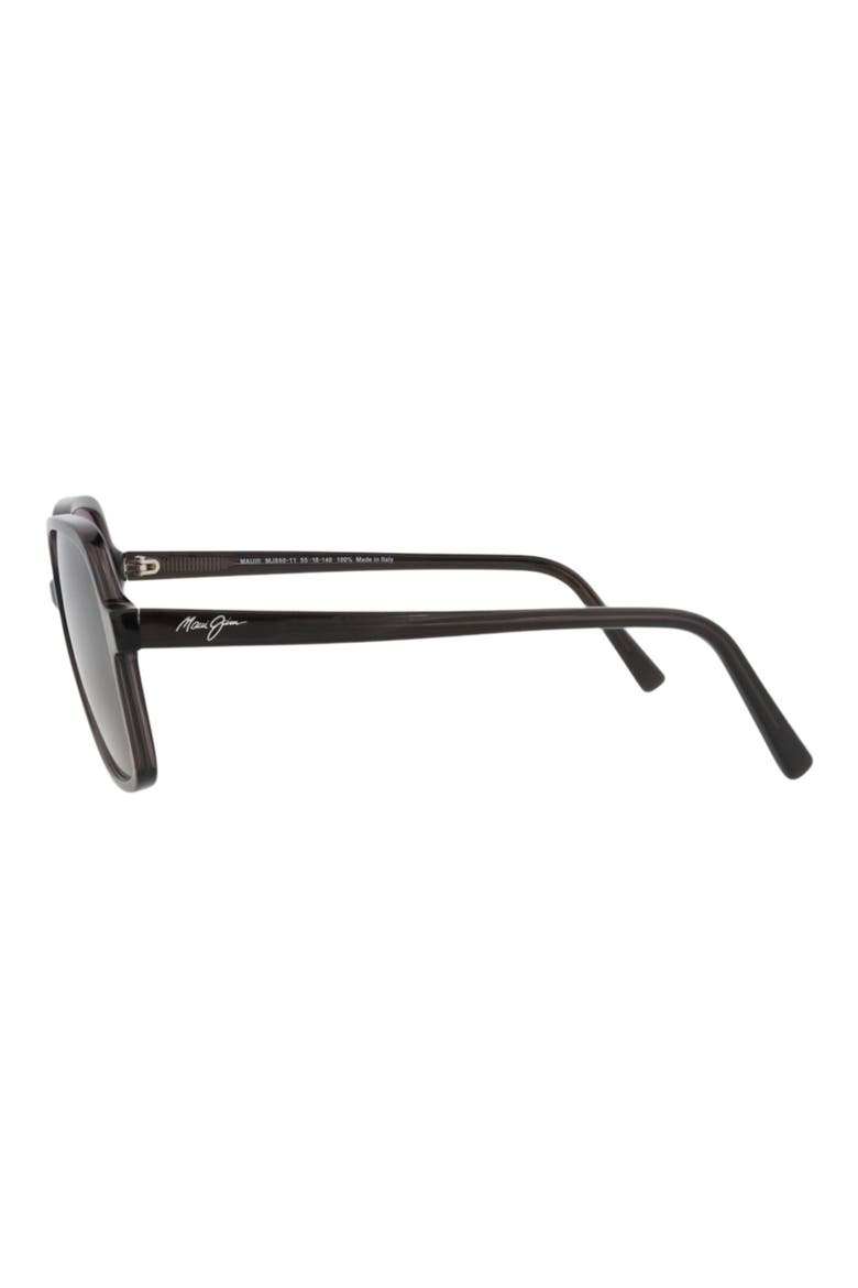 Core Polarized Square Sunglasses, Alternate, color, GREY GREY GREY