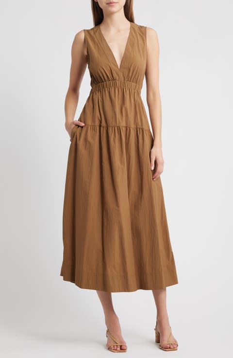 Genevieve Cutout Tiered Sundress