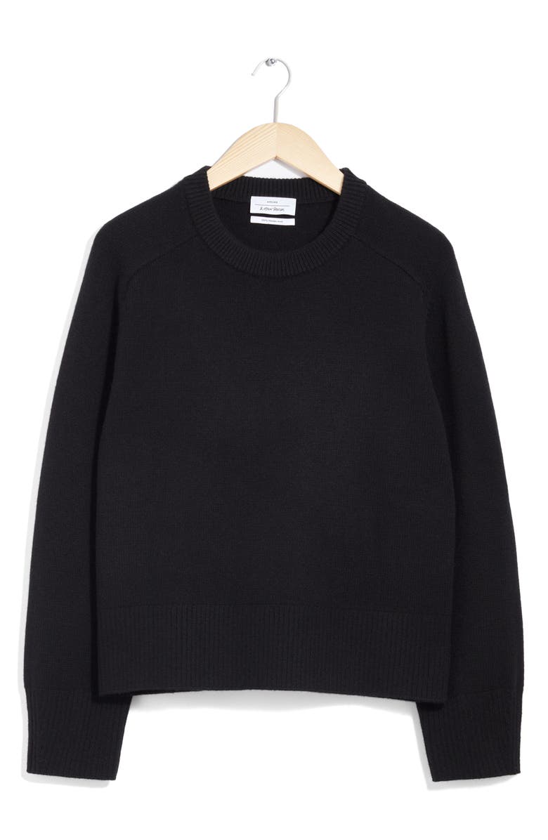 & Other Stories Wool Crewneck Sweater, Alternate, color, 