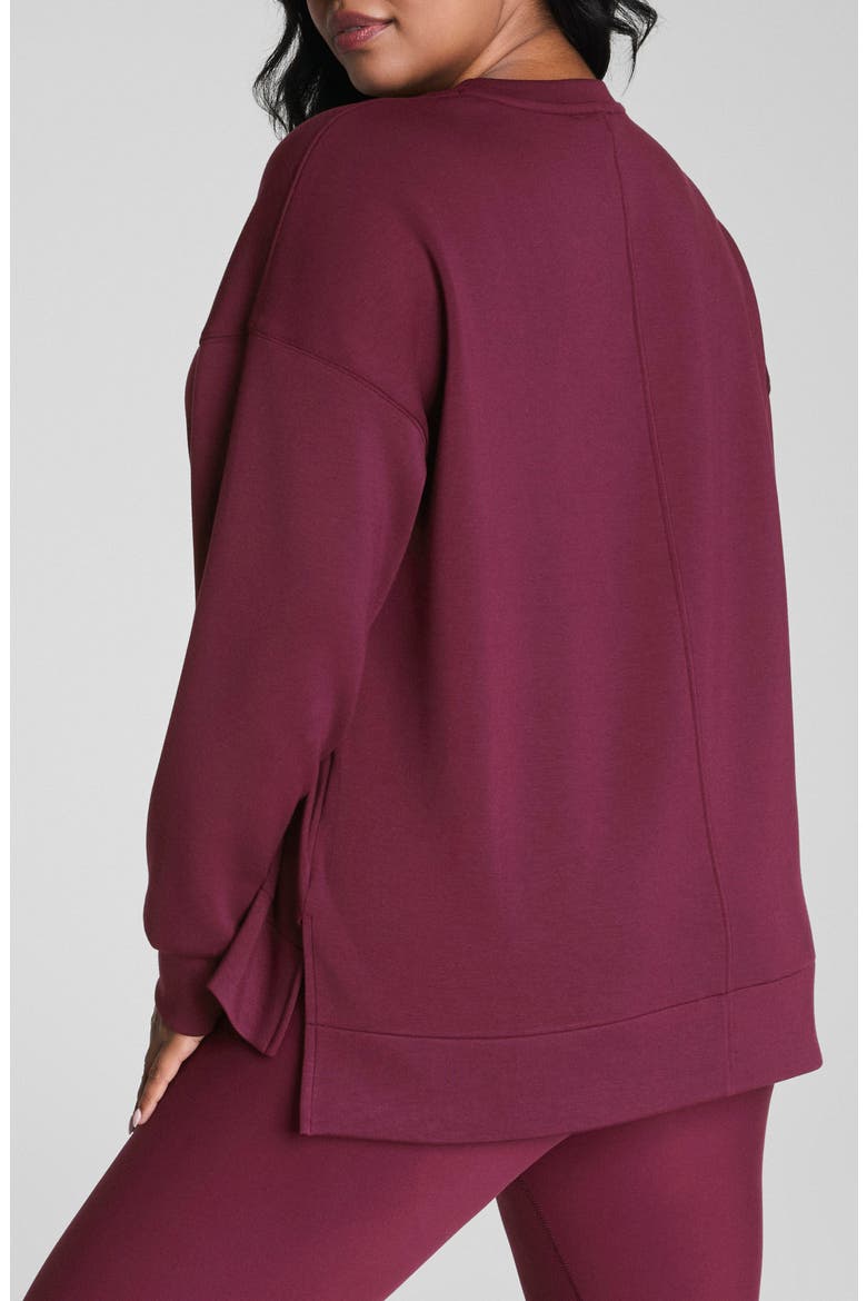 AirEssentials Crewneck Sweatshirt, Alternate, color, PLUM BERRY