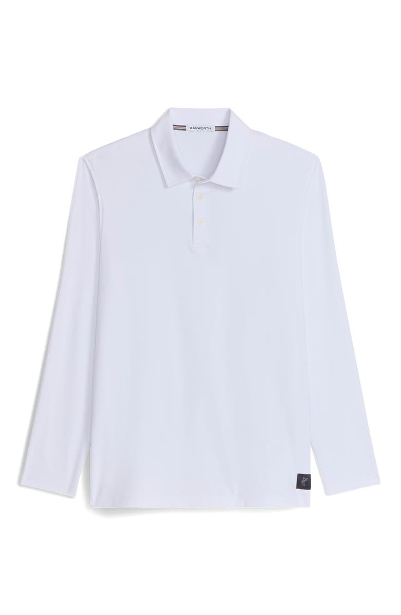 ASHWORTH GOLF LS Shore Polo, Main, color, White