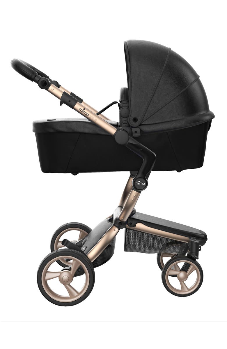 mima Xari 2020 Champagne Chassis Stroller with Reversible Reclining Seat & Carrycot, Alternate, color, 