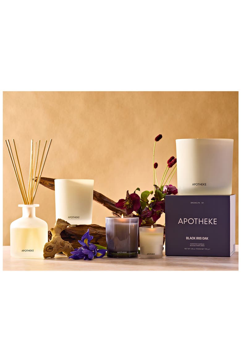 Black Iris Oak Petite Scented Candle, Alternate, color, NO COLOR