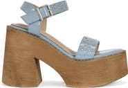 AZALEA WANG Elizabella Block Sandal