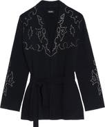 Zadig & Voltaire Salomy Crystal Embellished Cashmere Sweater