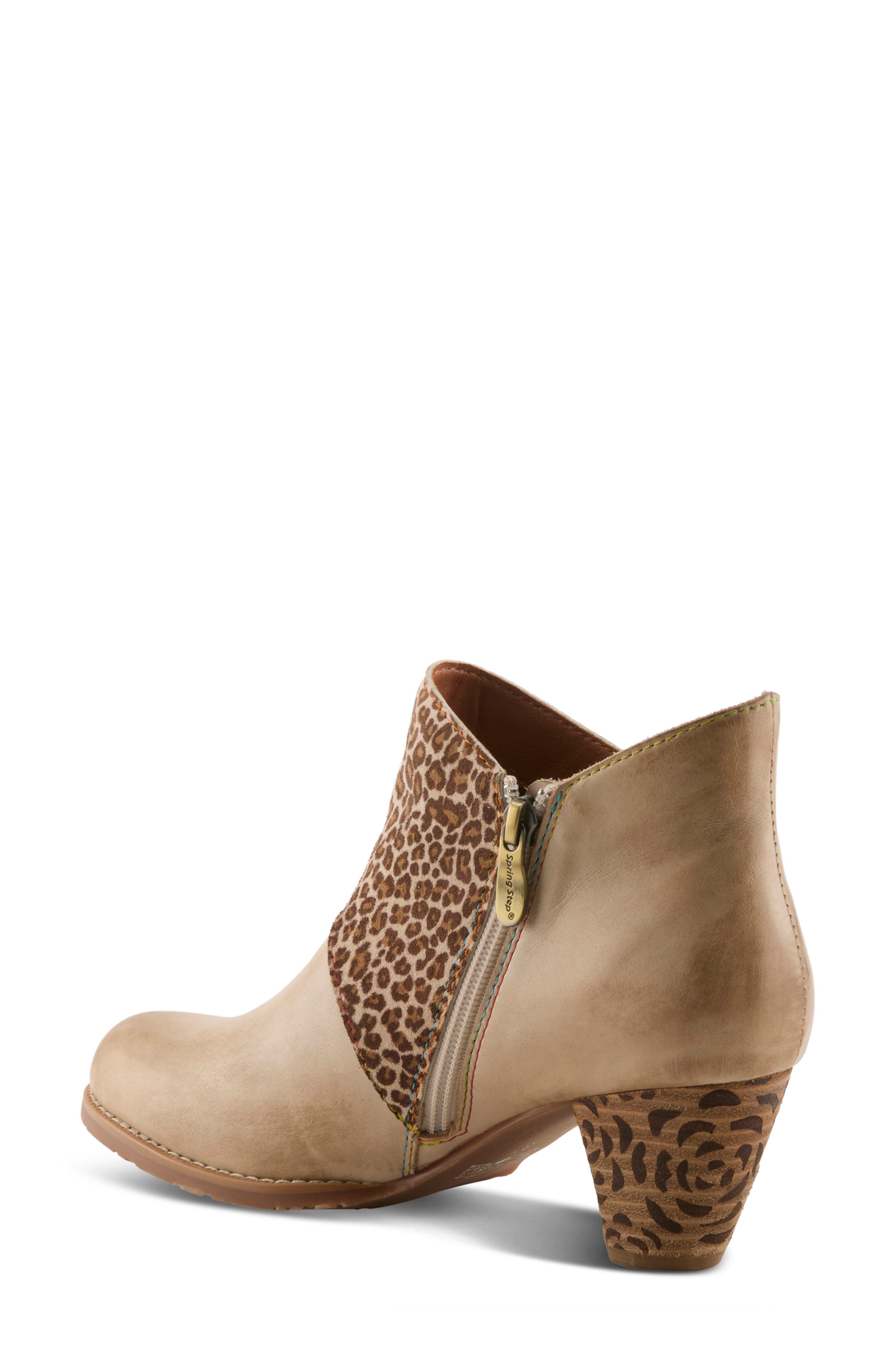 Here Kitty Bootie, Alternate, color, BEIGE MULTI