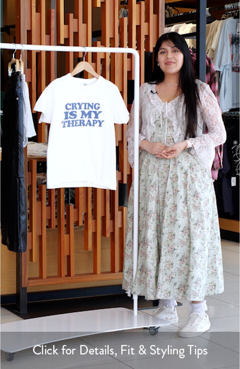 Therapy Cotton Graphic T-Shirt, sales video thumbnail