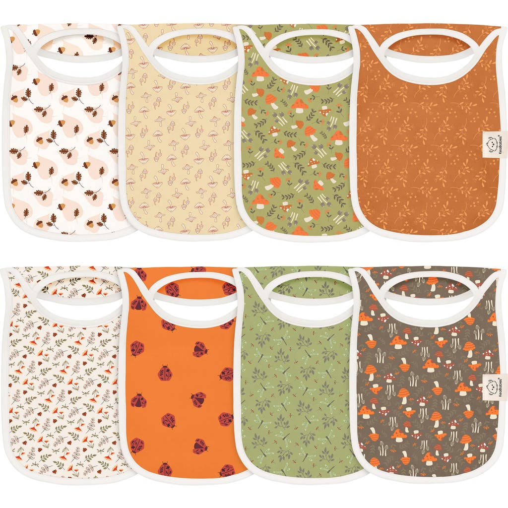KEABABIES KEABABIES 8-PACK HALLO DROOL BIBS