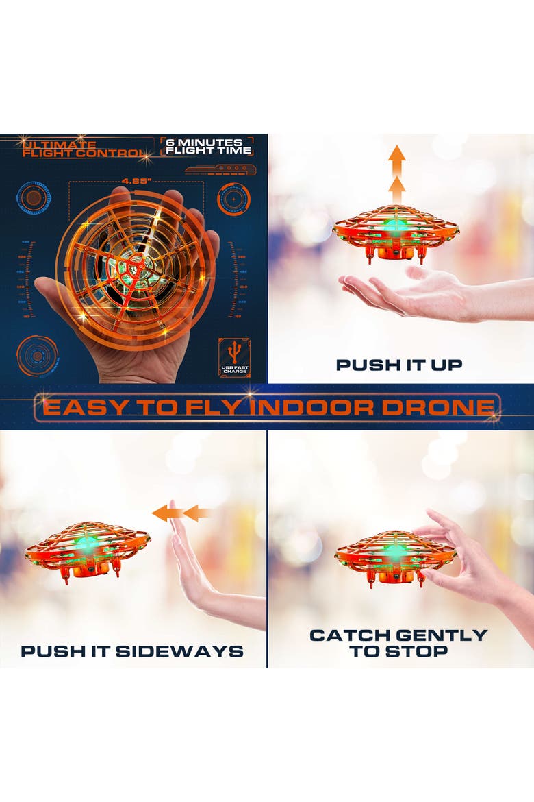 Scoot Skeet Drone Game (Drone Only)- Orange, Alternate, color, Orange