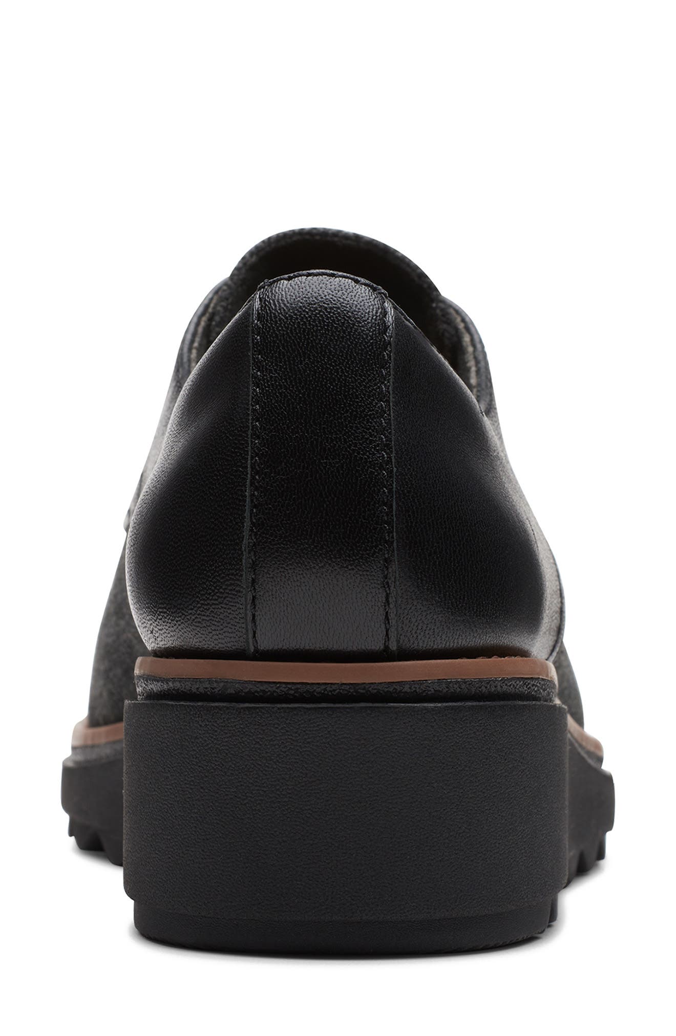 Clarks<sup>®</sup> Sharon Rae Lace-Up Platform Wedge Sneaker, Alternate, color, Black Tweedcombi