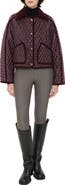 Burberry Cropped Quilted Nylon Floriston Jacket