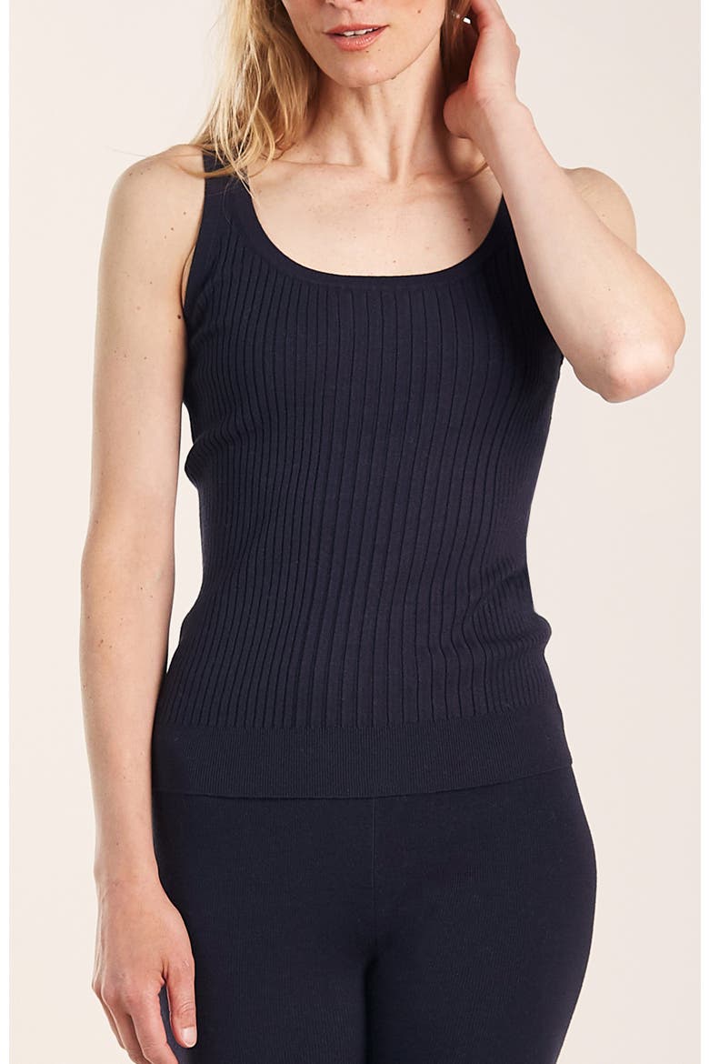 His Rib Tank, Main, color, Midnight
