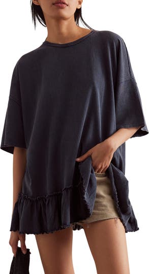 (取寄) フリーピープル レディース ホワイ イエス ティー Free People women Why Yes Tee Black Free People Why Yes Tee - Women's Clothing | The Pink Turtle
