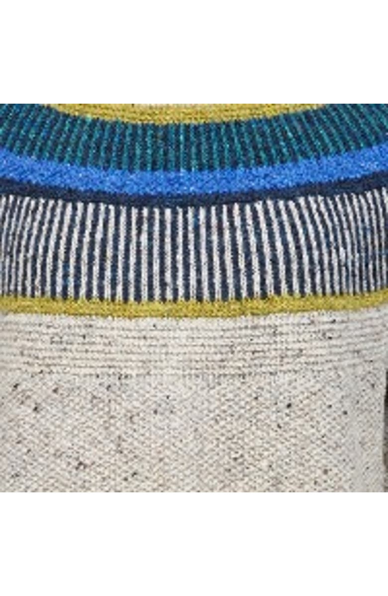 Celtic & Co. Statement Donegal Wool Sweater, Alternate, color, Oatmeal Fleck / Icelandic