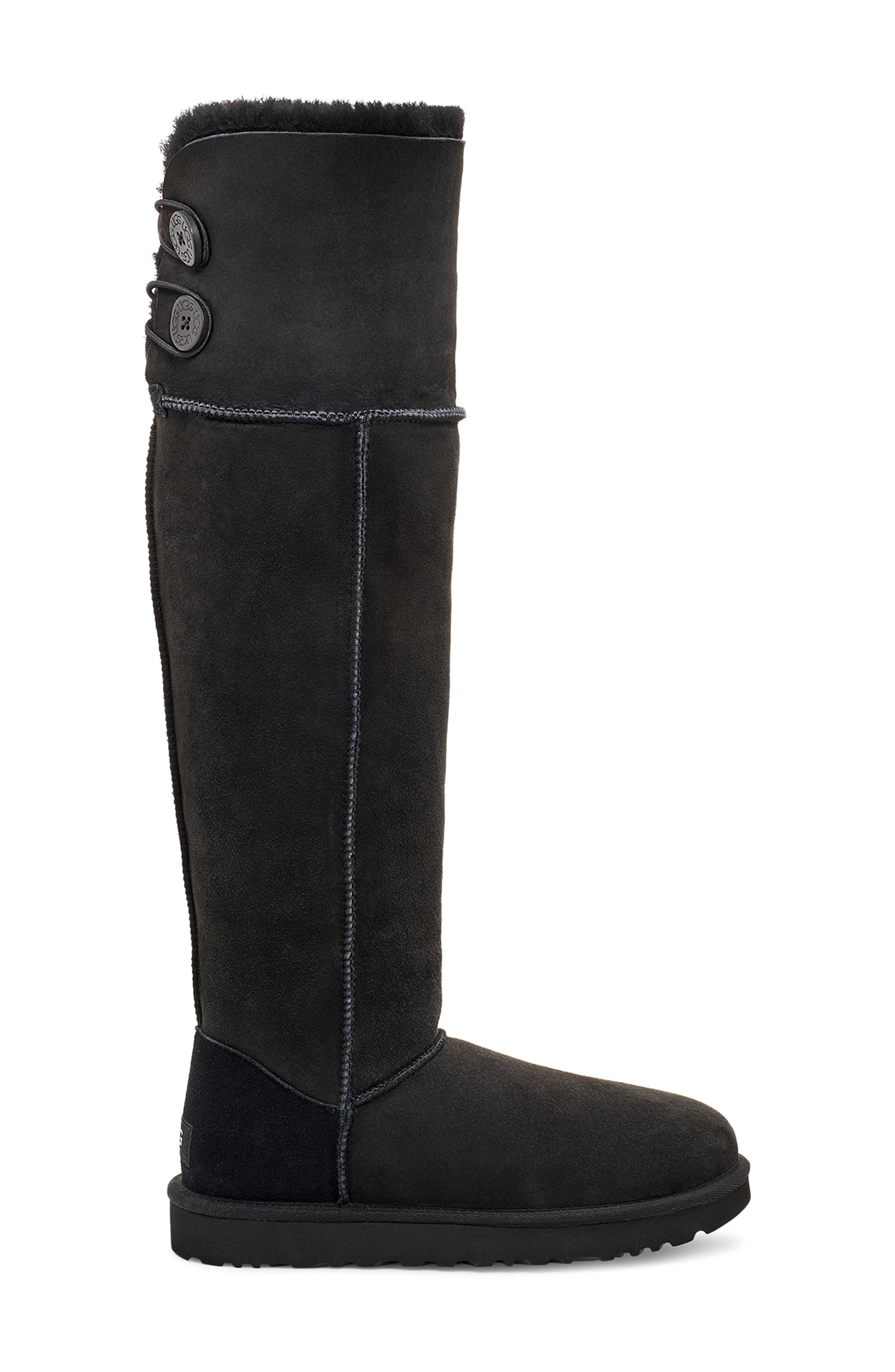 UGG<sup>®</sup> Bailey Button Cuff Over the Knee Boot, Alternate, color, 