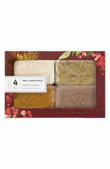 VIA MERCATO Holiday Soap Bars Assorted 4-Piece Gift Set