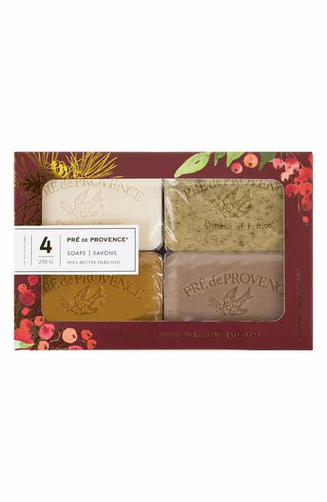 VIA MERCATO Holiday Soap Bars Assorted 4-Piece Gift Set