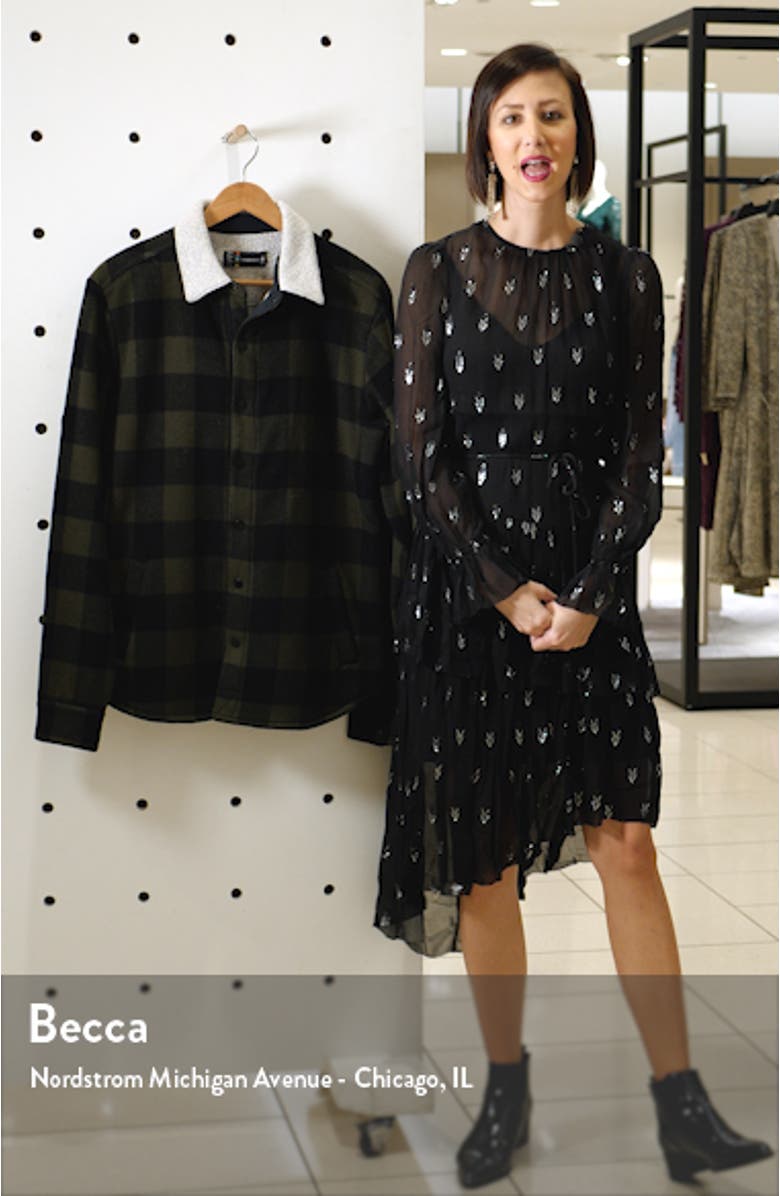 Anchor Line High Pile Fleece Lined Shirt Jacket, sales video thumbnail