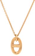 Pre-Owned Hermes Farandole Pendant Necklace 18K Rose Gold Small