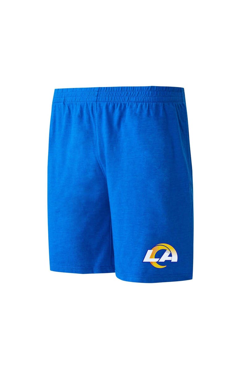 CONCEPTS SPORT Men's Concepts Sport Royal/Gold Los Angeles Rams Meter T-Shirt & Shorts Sleep Set, Alternate, color, Royal