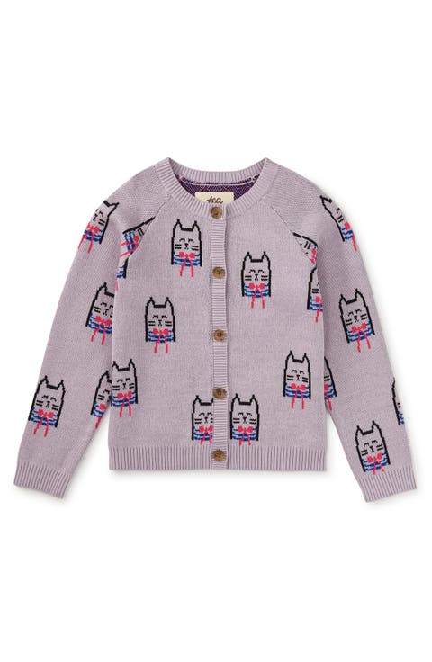 Iconic Bowtie Cats Cardigan