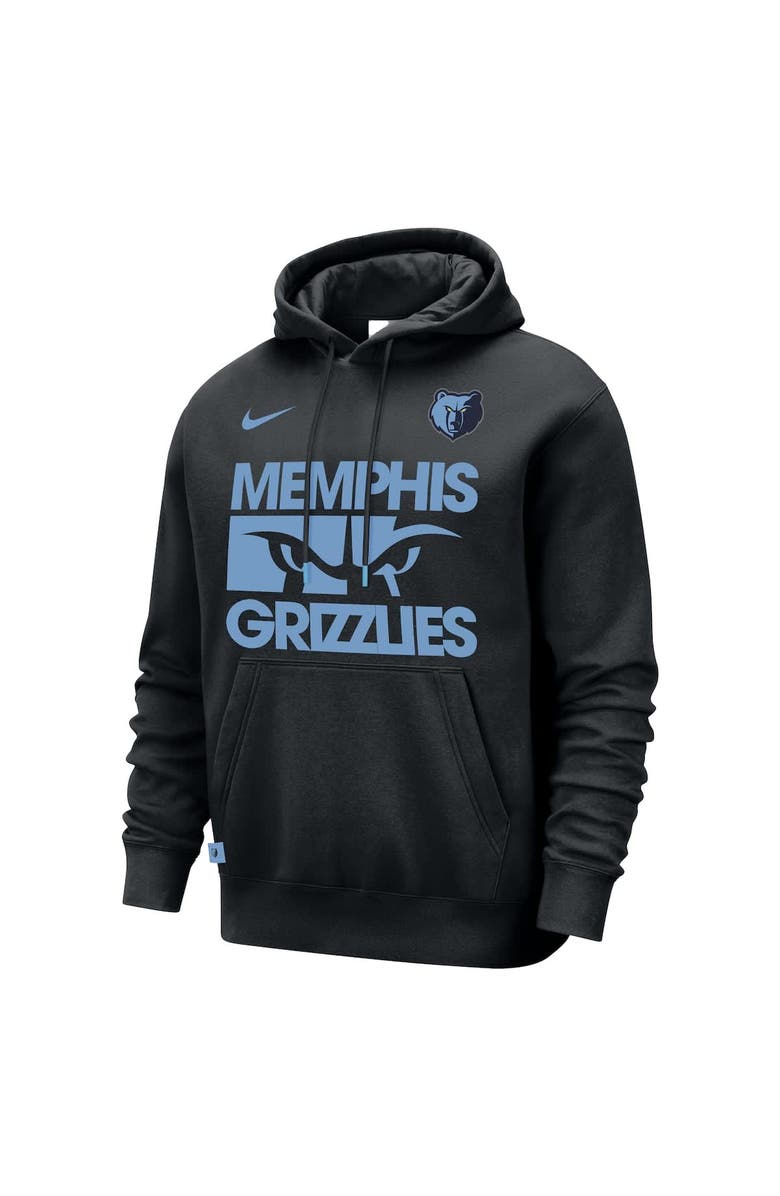 Nike Men's Nike Black Memphis Grizzlies Courtside Club Pullover Hoodie, Alternate, color, Black