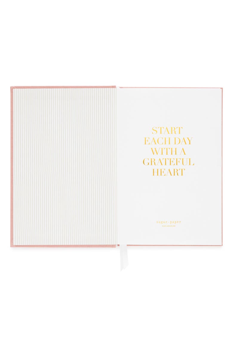 Sugar Paper Gratitude Journal, Alternate, color, Rose Pink