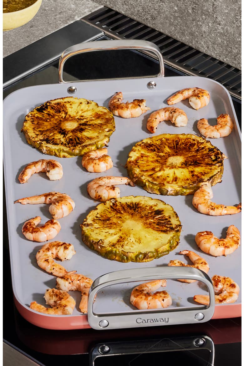 Ceramic Nonstick Double Burner Griddle, Alternate, color, MARIGOLD