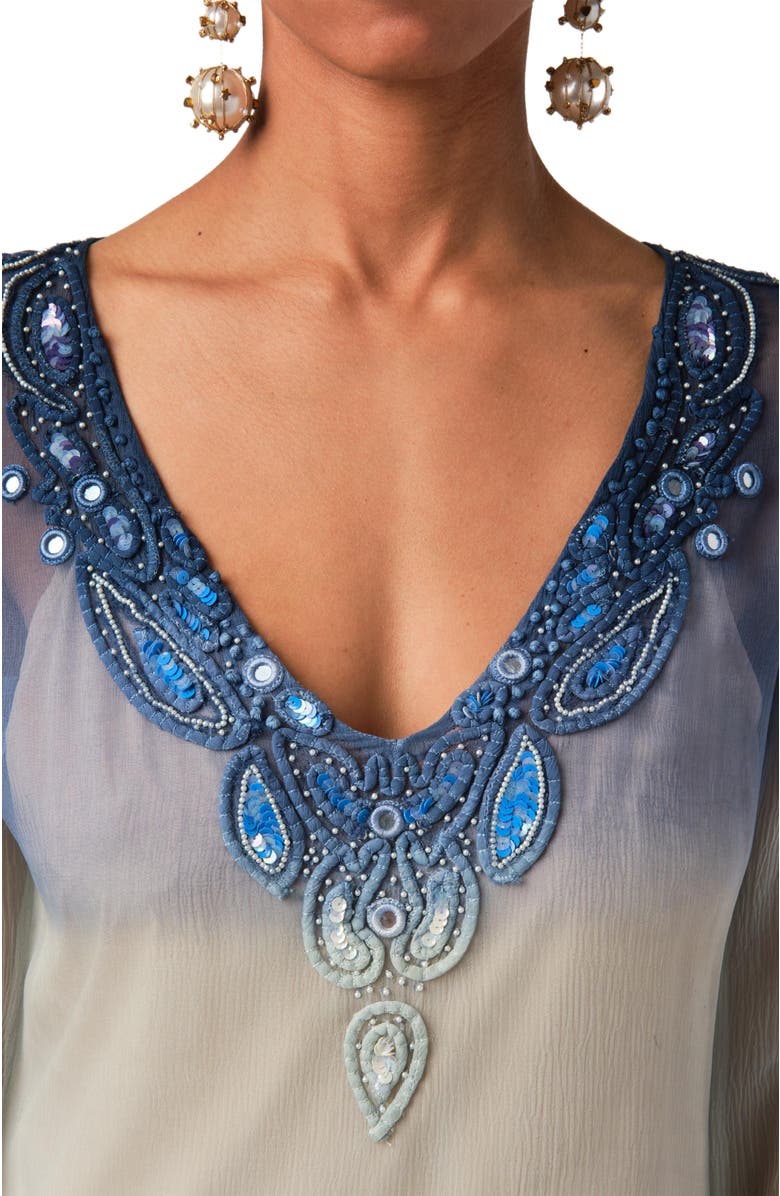 Calypso St. Barth Ophelia Dress, Alternate, color, Multi - Sunset Ombre