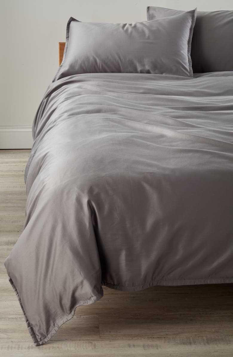 Nordstrom Antimicrobial Supima<sup>®</sup> Cotton Duvet Cover & Sham Set, Alternate, color, 