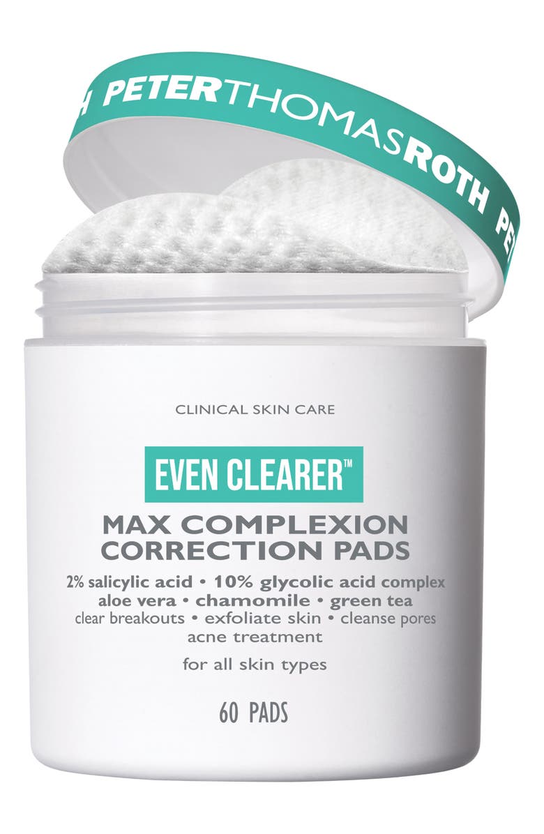 Peter Thomas Roth Even Clearer<sup>™</sup> Max Complexion Correction Pads, Alternate, color, 